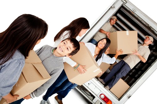 Small removals van ready for a local move in Southfields