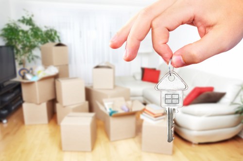 Cubic-yard estimate used for a mixed household storage job