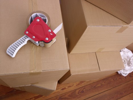 Local removal team loading items for a Southfields home move