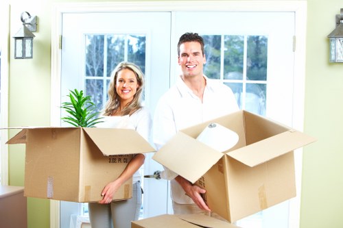 Moving and renovation storage setup in Southfields with securely stored furniture
